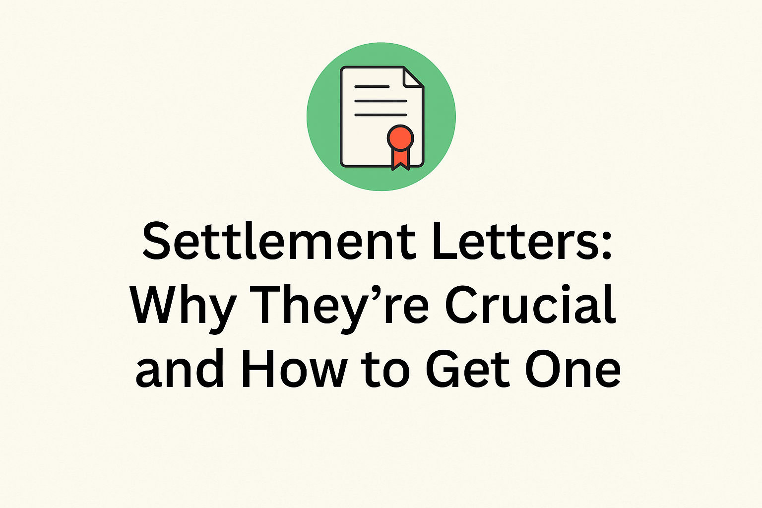Settlement Letters: Why They’re Crucial and How to Get One in India.