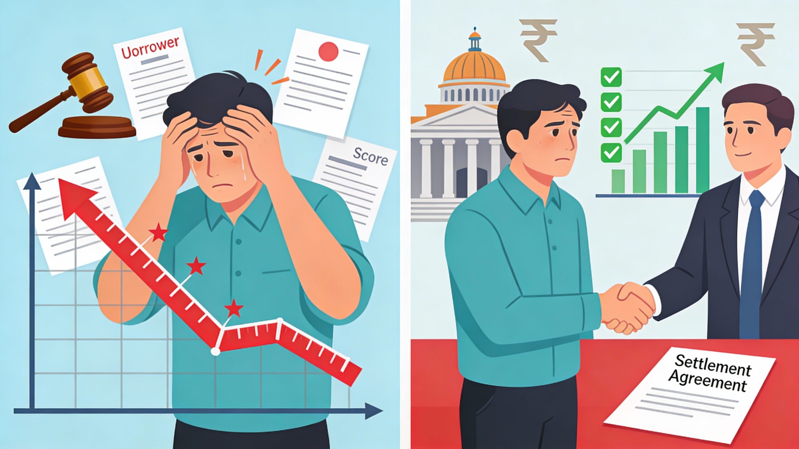 Legal Implications of Defaulting on Loans in India and How Settlement Can Help