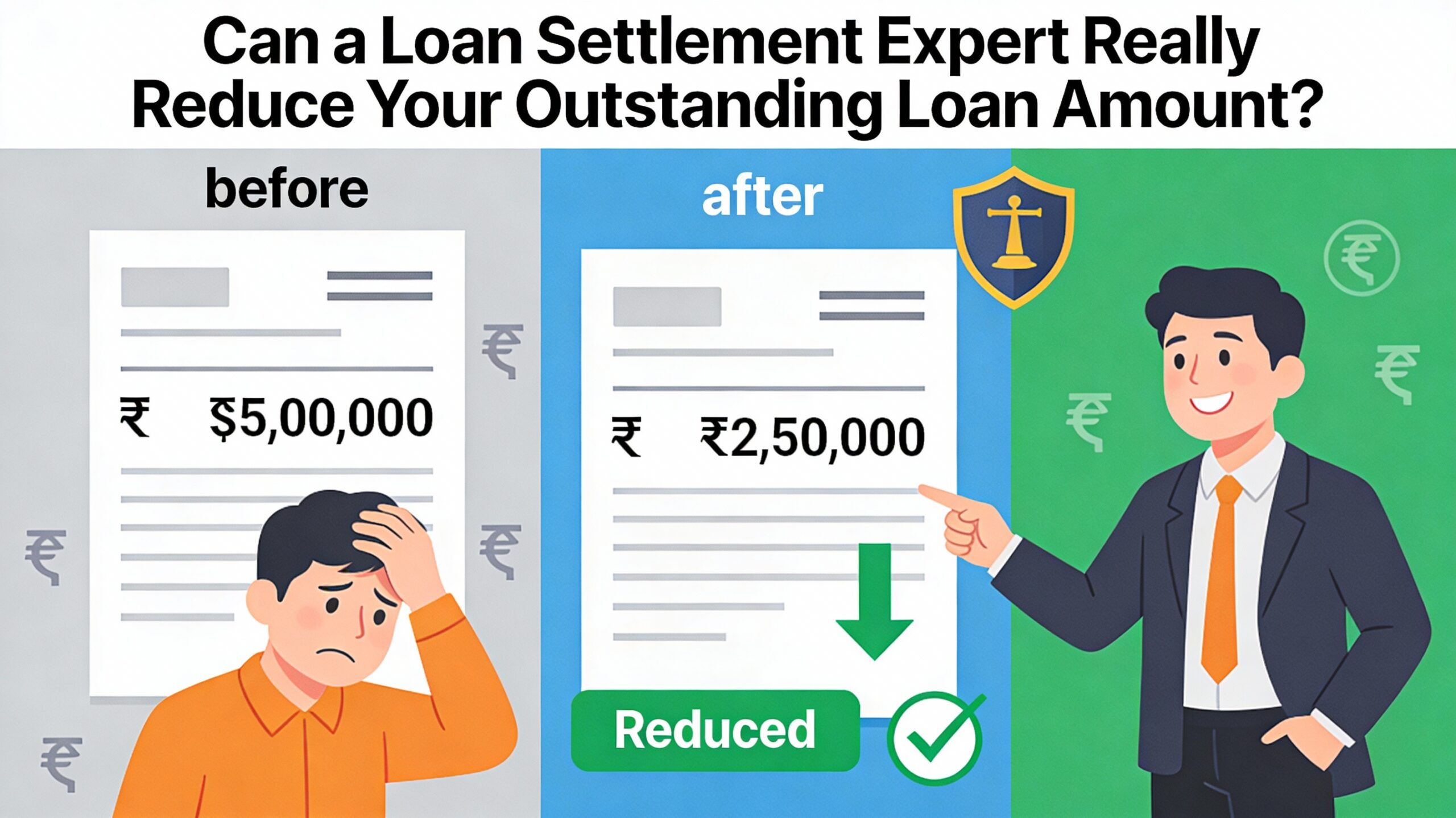 Can a Loan Settlement Expert Really Reduce Your Outstanding Loan Amount?