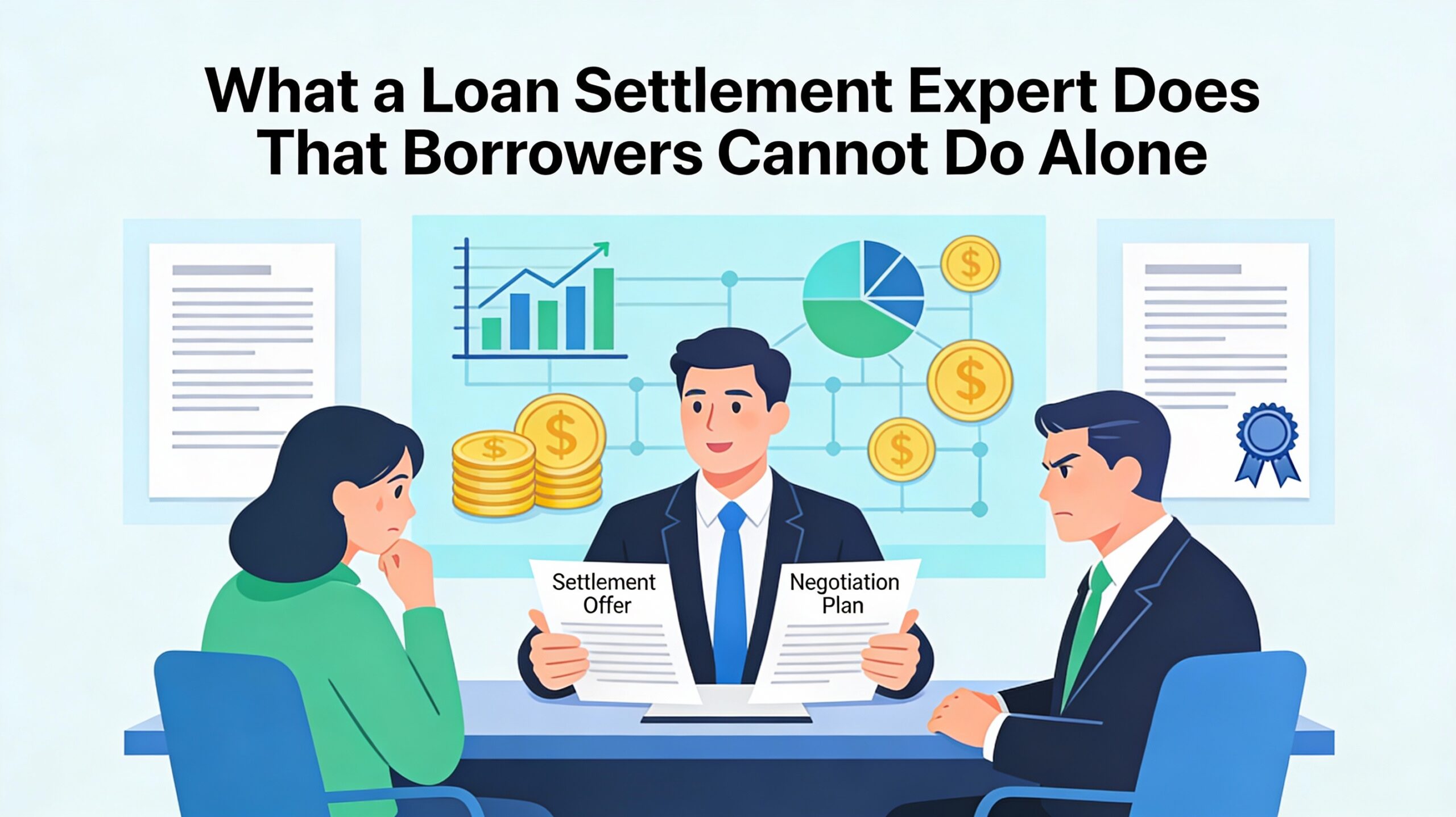 What a Loan Settlement Expert Does That Borrowers Cannot Do Alone