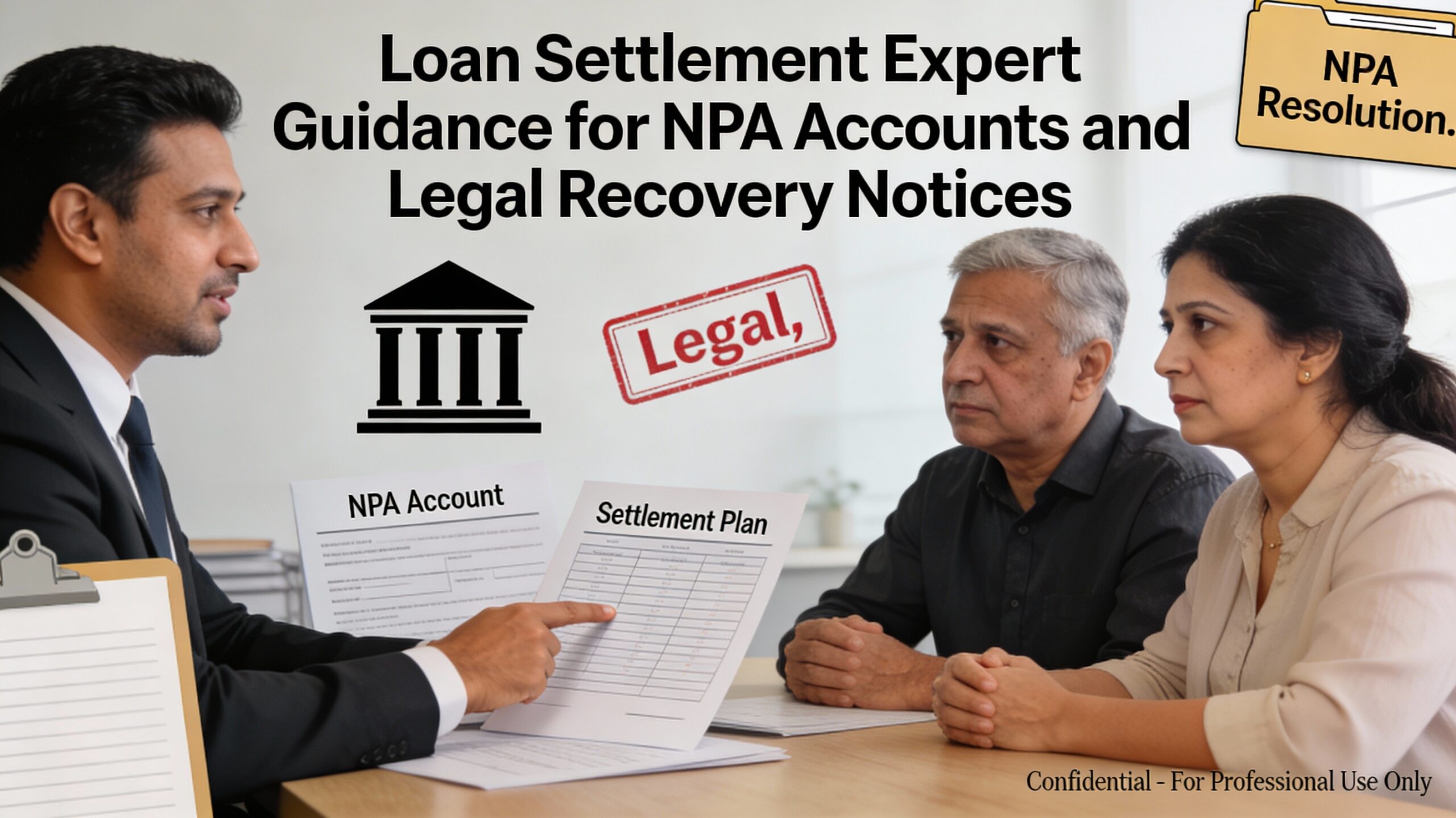 Loan Settlement Expert Guidance for NPA Accounts and Legal Recovery Notices