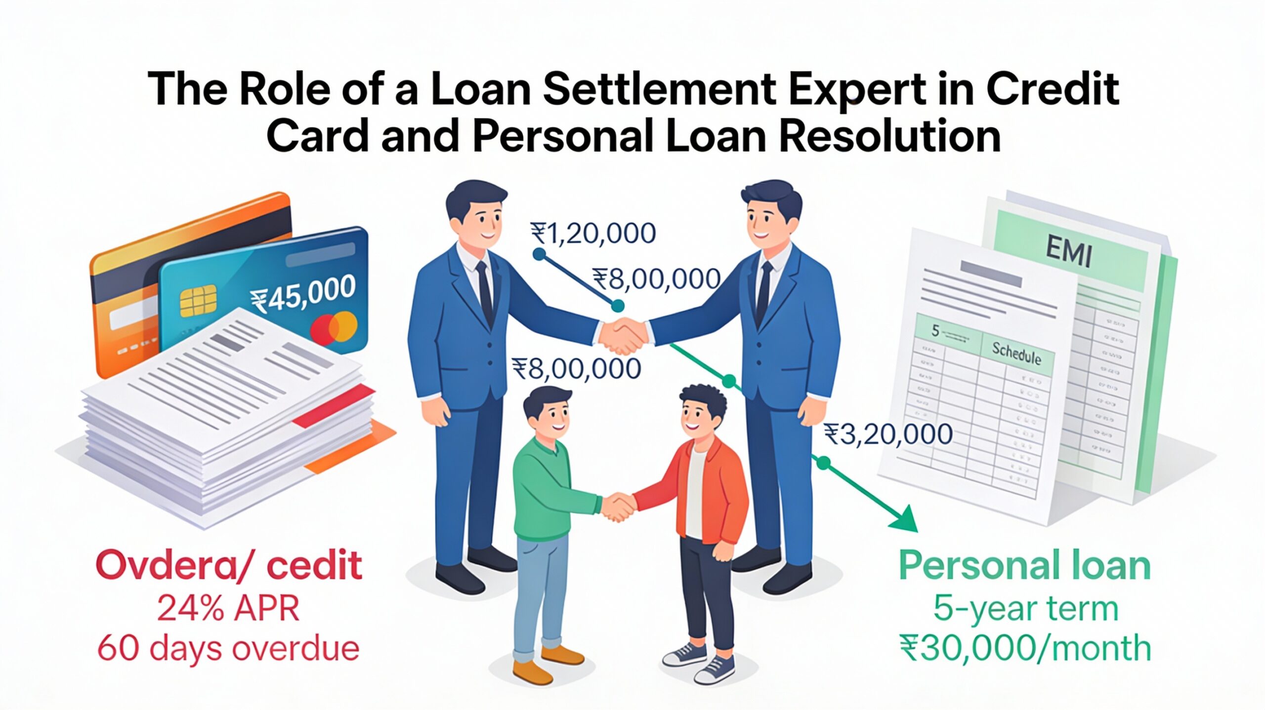 The Role of a Loan Settlement Expert in Credit Card and Personal Loan Resolution
